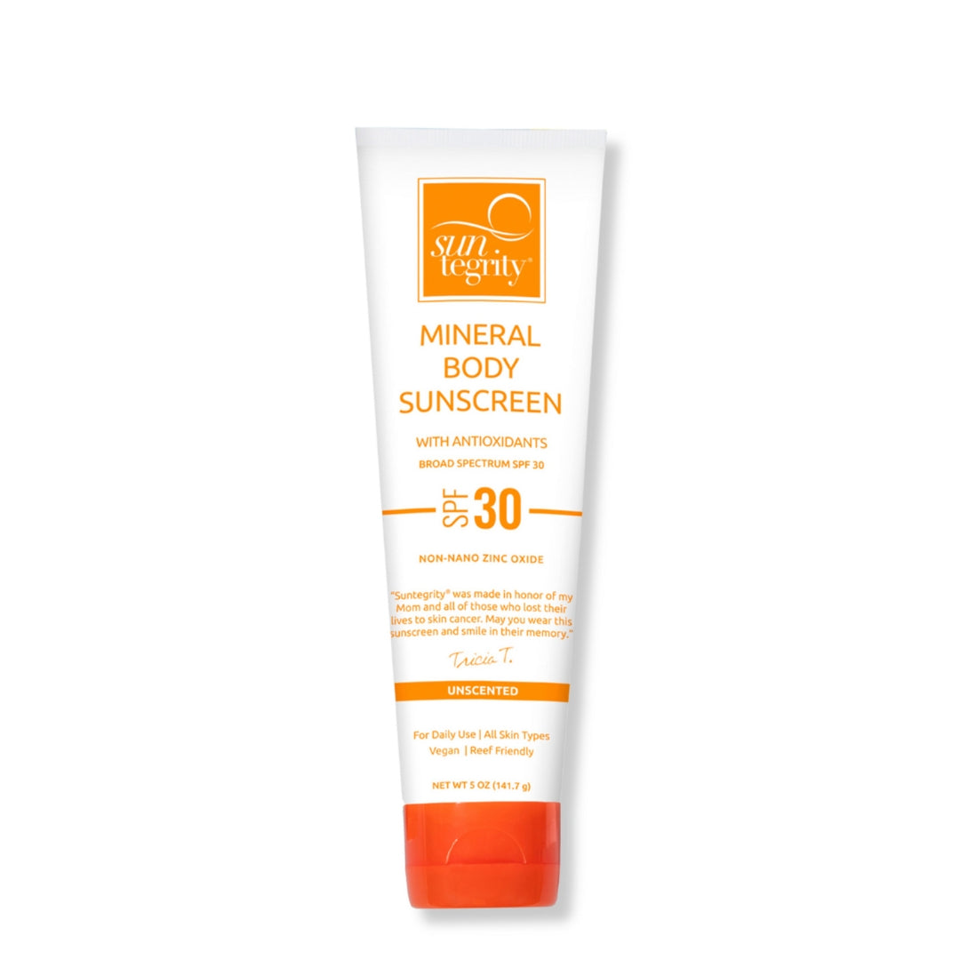 Suntegrity Unscented Mineral Body Sunscreen - Broad Spectrum SPF 30