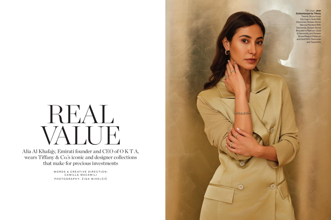 Real Value Issue, Emirates Woman spotlights our founder Alia Al Khafajy, - OKTA