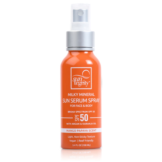 Buy, Shop Milky Mineral Sun Serum Spray Online in Dubai, UAE, Saudi Arabia, KSA, Kuwait - OKTA