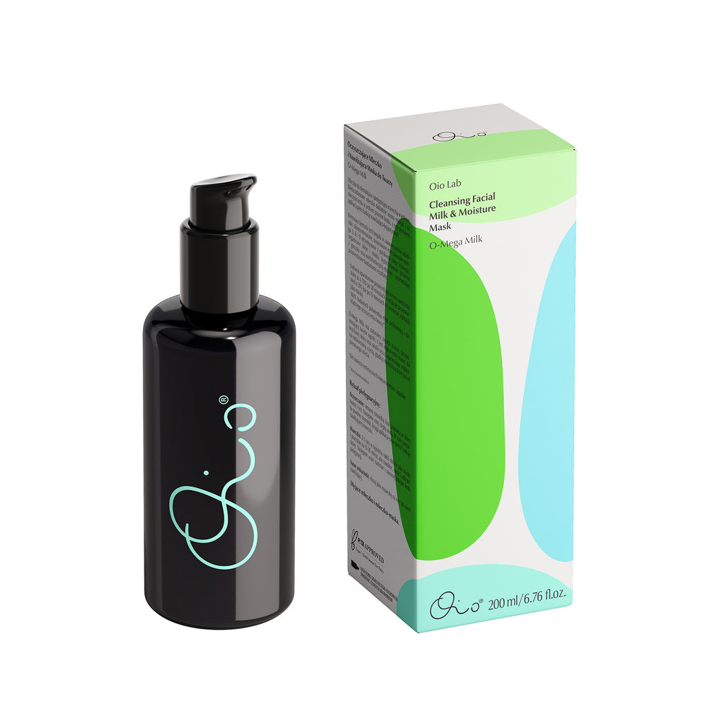 Buy, Shop Oio Lab O-Mega Milk Cleansing Facial Milk & Moisture Mask Online in Dubai, UAE, Saudi Arabia, KSA, Kuwait - OKTA
