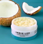 Indie Lee Coconut Citrus Body Scrub.
