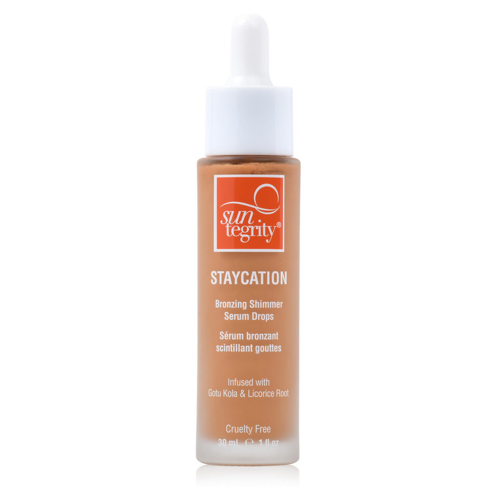 Buy, Shop Suntegrity Staycation - Bronzing Shimmer Serum Drops Online in Dubai, UAE, Saudi Arabia, KSA, Kuwait - OKTA