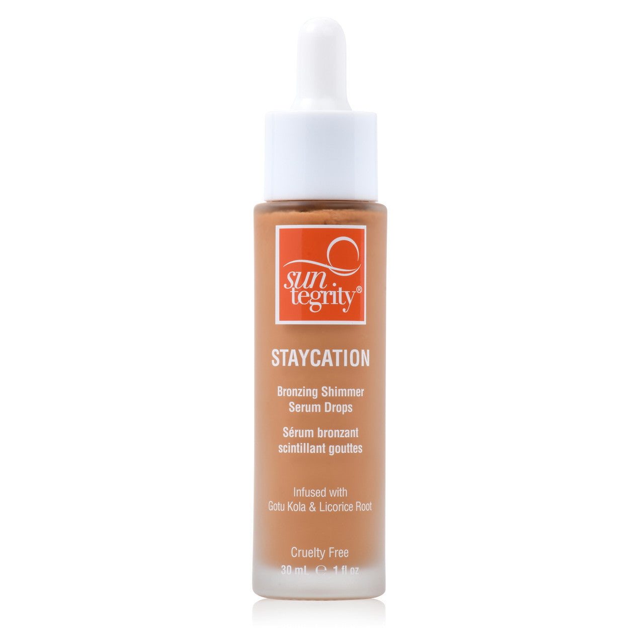Buy, Shop Suntegrity Staycation - Bronzing Shimmer Serum Drops Online in Dubai, UAE, Saudi Arabia, KSA, Kuwait - OKTA