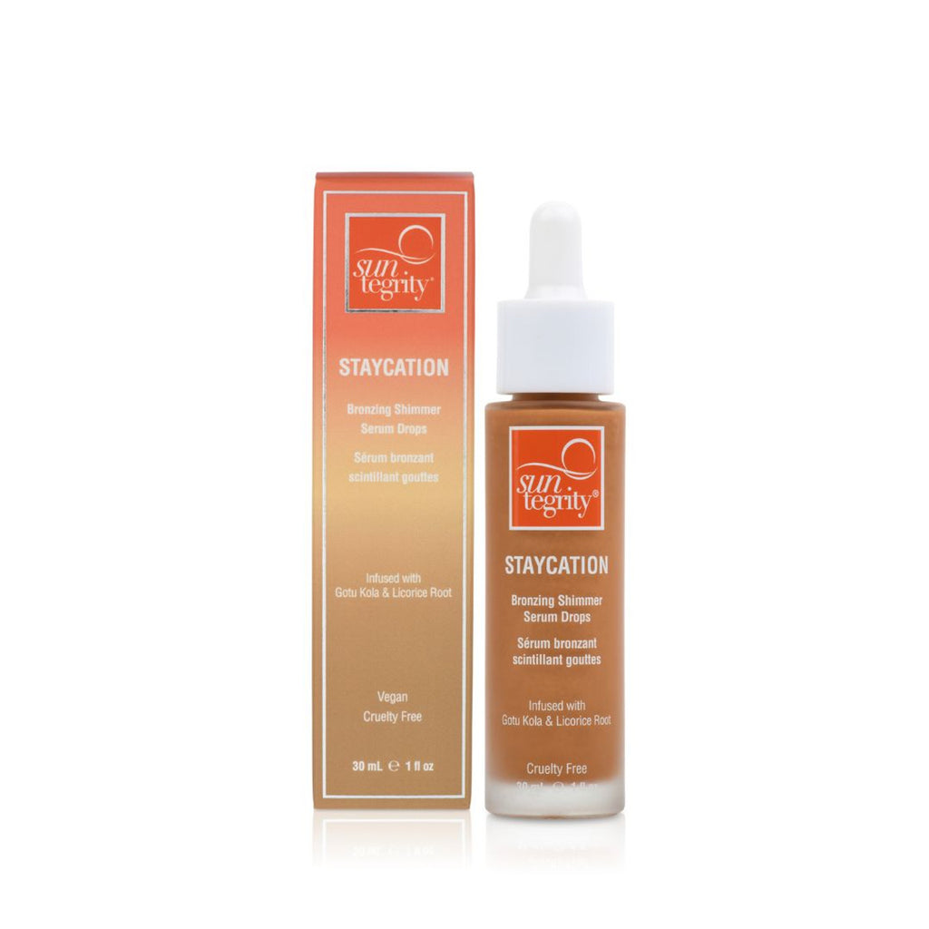 Buy, Shop Suntegrity Staycation - Bronzing Shimmer Serum Drops Online in Dubai, UAE, Saudi Arabia, KSA, Kuwait - OKTA