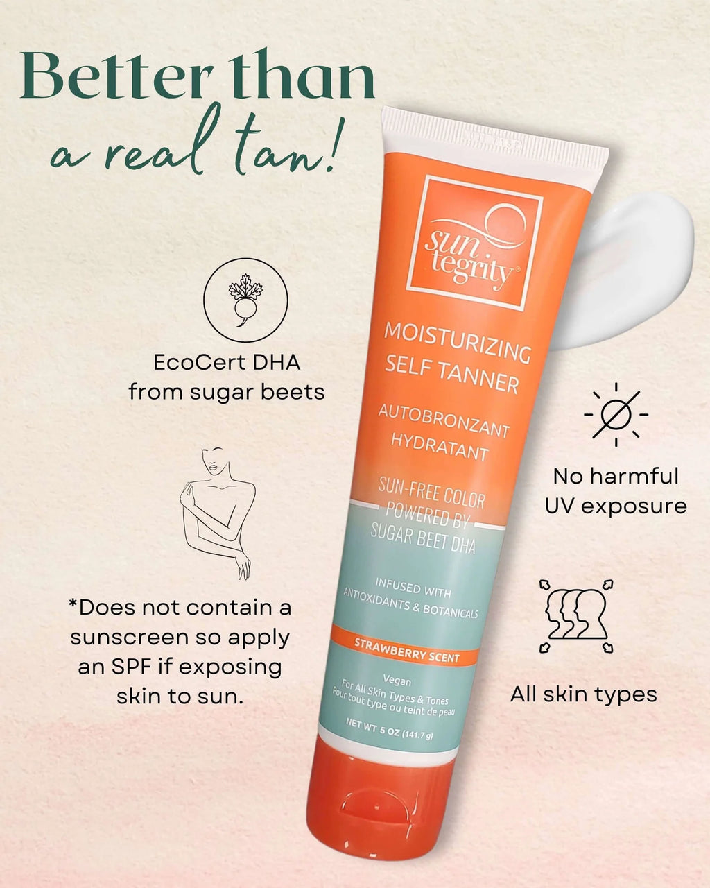 Buy, Shop Suntegrity Moisturizing Self Tanner Online in Dubai, UAE, Saudi Arabia, KSA, Kuwait - OKTA